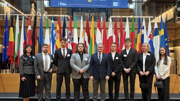 Europos mokslų studentų studijinė vizita Europos Parlamente