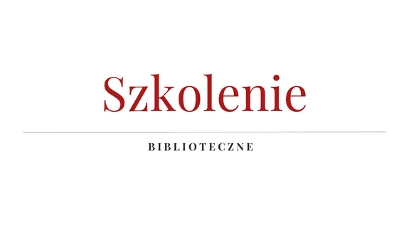 Szkolenie Biblioteczne