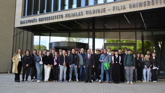 International Relations Students Visiting Vilnius