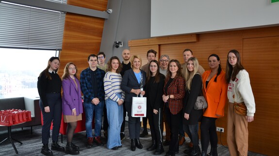 Meeting with Deputy Mayor Edita Tamošiūnaitė