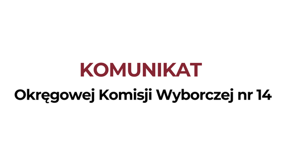 Okręgowa Komisja Wyborcza nr 14