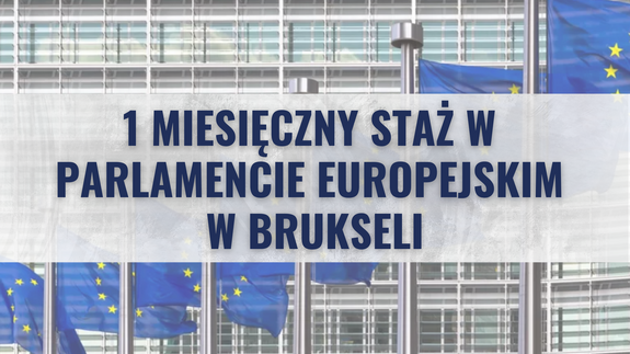 STAŻ W PARLAMENCIE EUROPEJSKIM