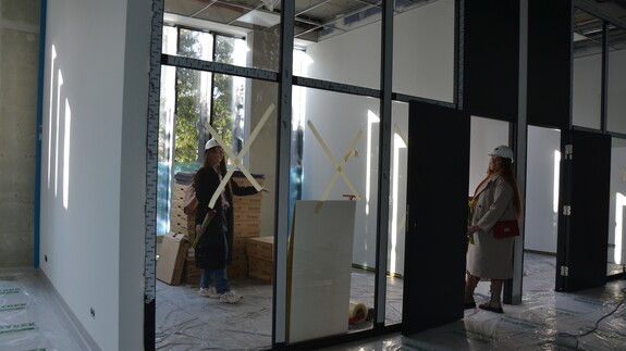 Construction of new premises