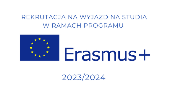 REKRUTACJA. Erasmus+ 2023/2024