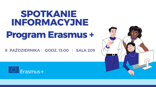 Spotkanie informacyjne: Erasmus+ – studia w semestrze letnim 2026/2027