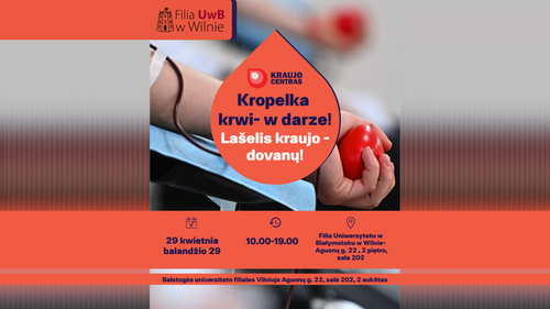 Akcja krwiodawstwa „Kropelka krwi – w darze!"