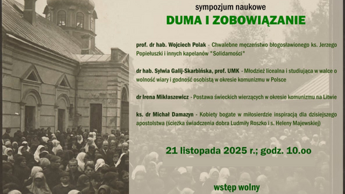 Sympozjum Naukowe „Duma i Zobowiązanie"