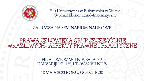 Prawa człowieka grup szczególnie wrażliwych- aspekty prawne i praktyczne