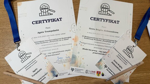 IV tarptautinė tarpdisciplininė studentų mokslinė konferencija „Statistika kasdienybėje”