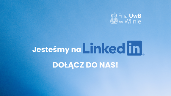 Jesteśmy na LinkedIN