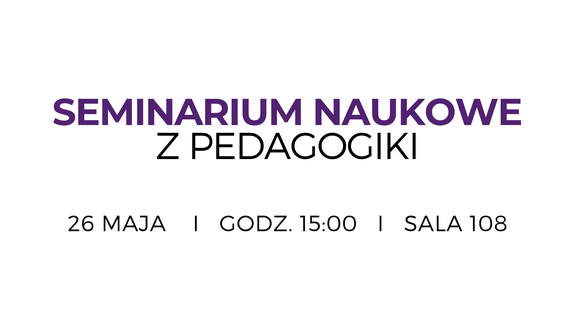 Seminarium naukowe z pedagogiki