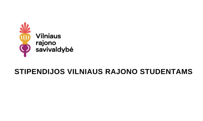 Stipendijos Vilniaus rajono studentams