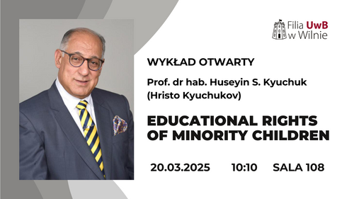 Wykład otwarty: „Educational Rights of Minority Children”