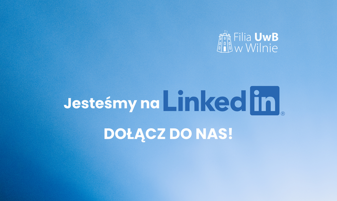 Jesteśmy na LinkedIN