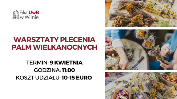 Warsztaty plecenia palm wielkanocnych