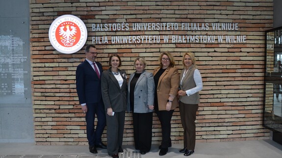 MRU atstovų vizitas Balstogės universiteto filiale Vilniuje