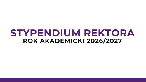 Stypendium rektora, rok akademicki 2026/2027