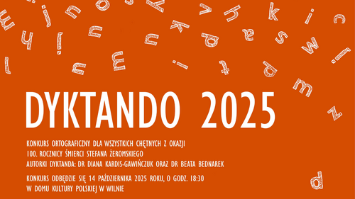 Dyktando 2025. Dom Kultury Polskiej w Wilnie